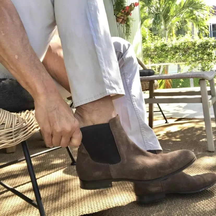 Eastwood Chelsea Boot Mocha Brown Suede