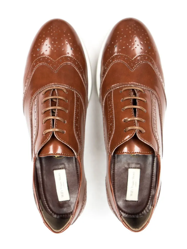 Flatform Brogues - Brown - Size 39