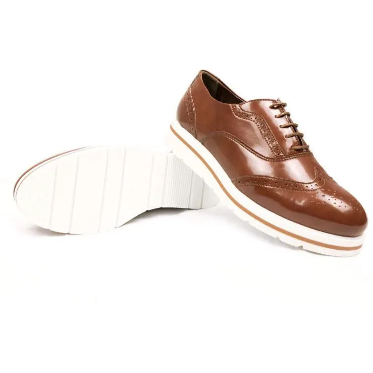 Flatform Brogues - Brown - Size 39