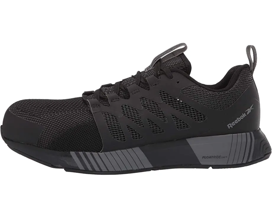 Fusion Flexweave Cage Composite Toe Reebok Work Sneakers, Black