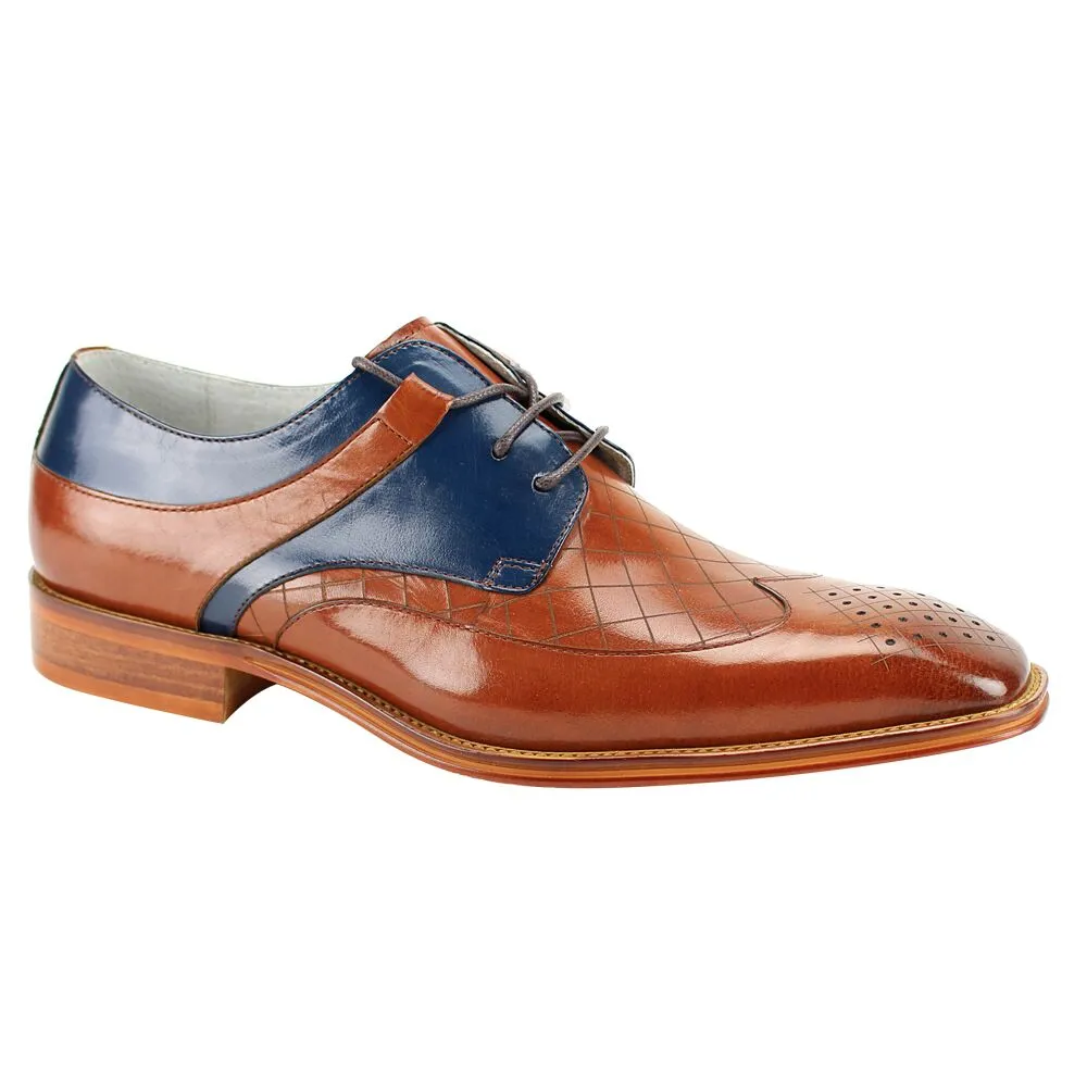 Giovanni Enzo Caramel and Navy Wingtip Oxford