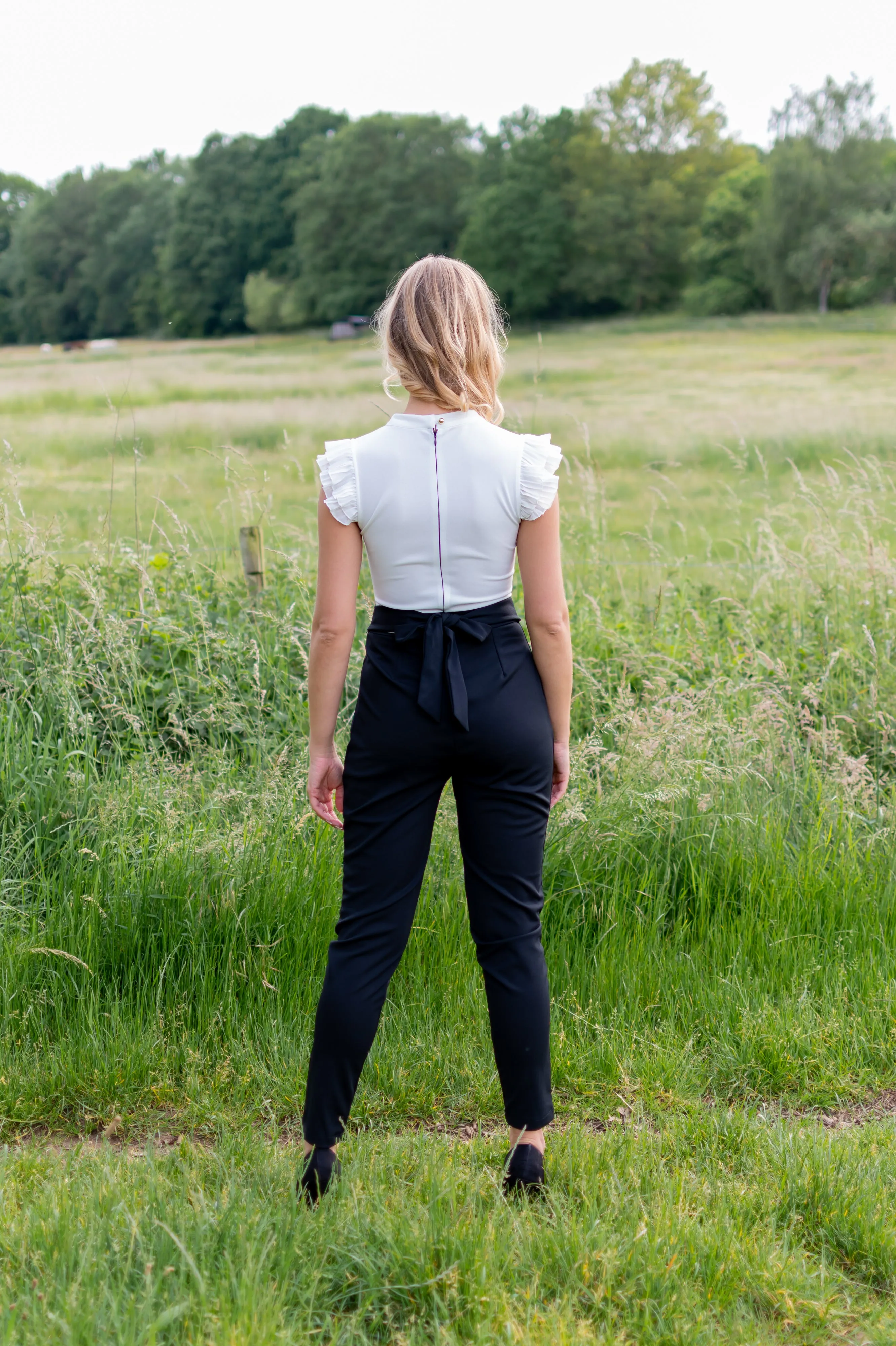 Girly Jumpsuit - Black & White