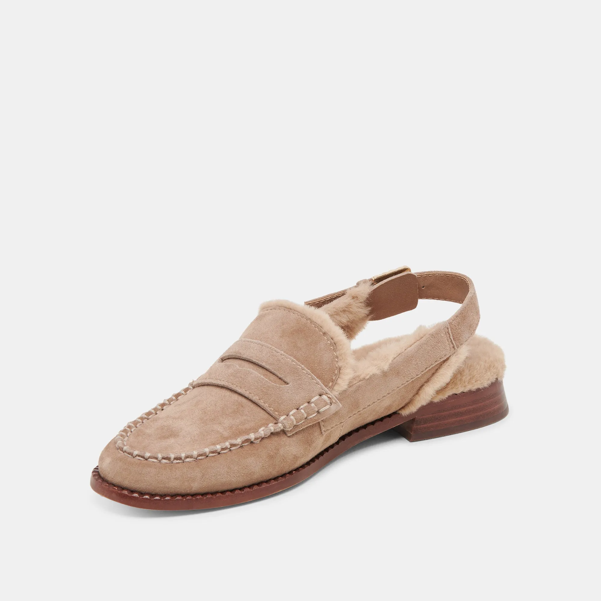 HARDI PLUSH LOAFERS MUSHROOM SUEDE