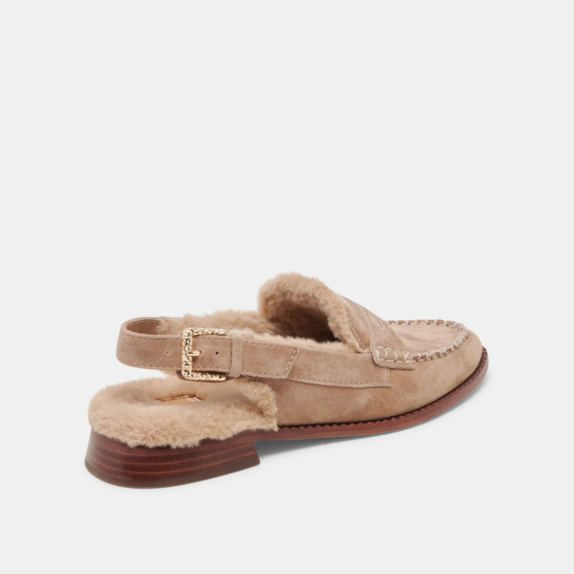 HARDI PLUSH LOAFERS MUSHROOM SUEDE