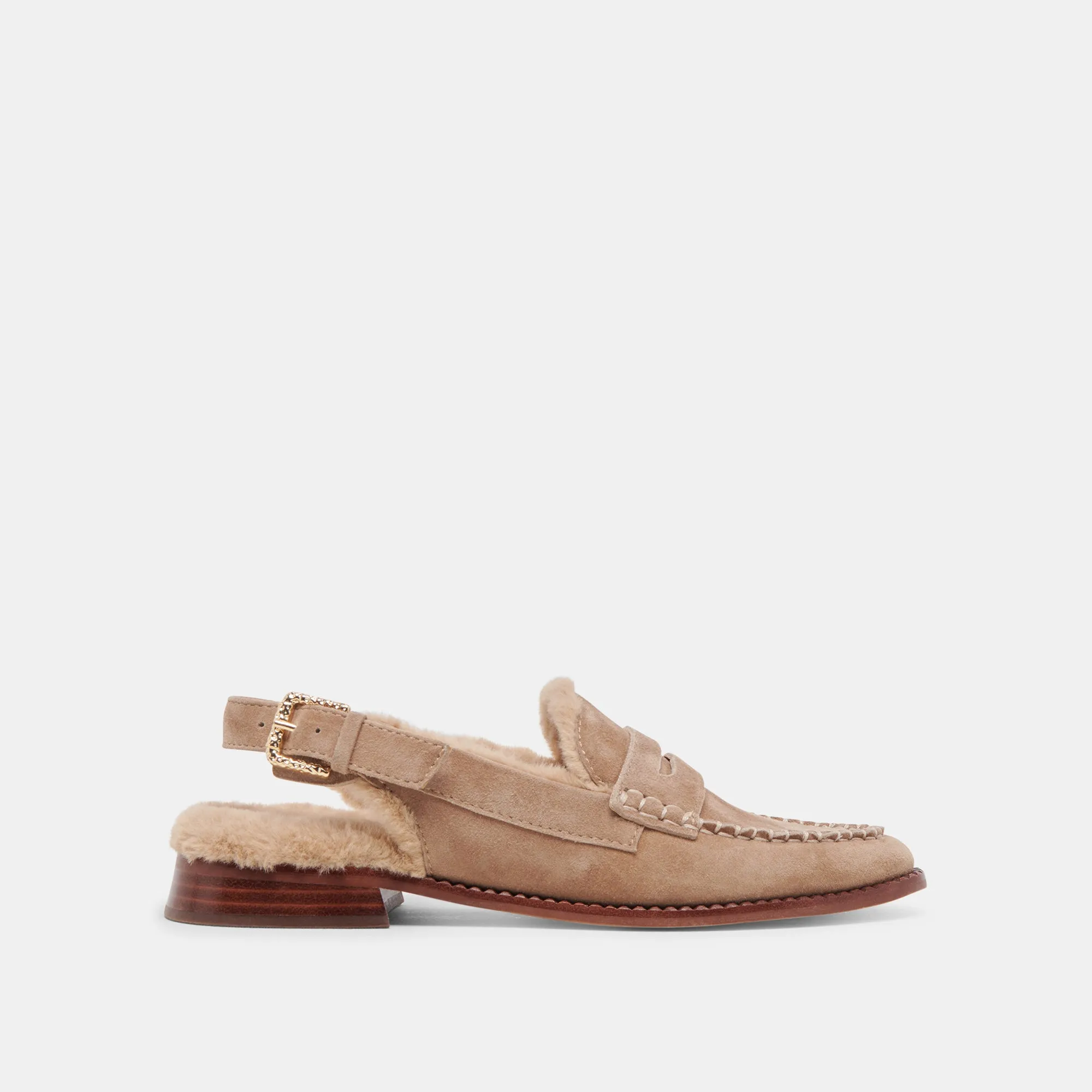 HARDI PLUSH LOAFERS MUSHROOM SUEDE