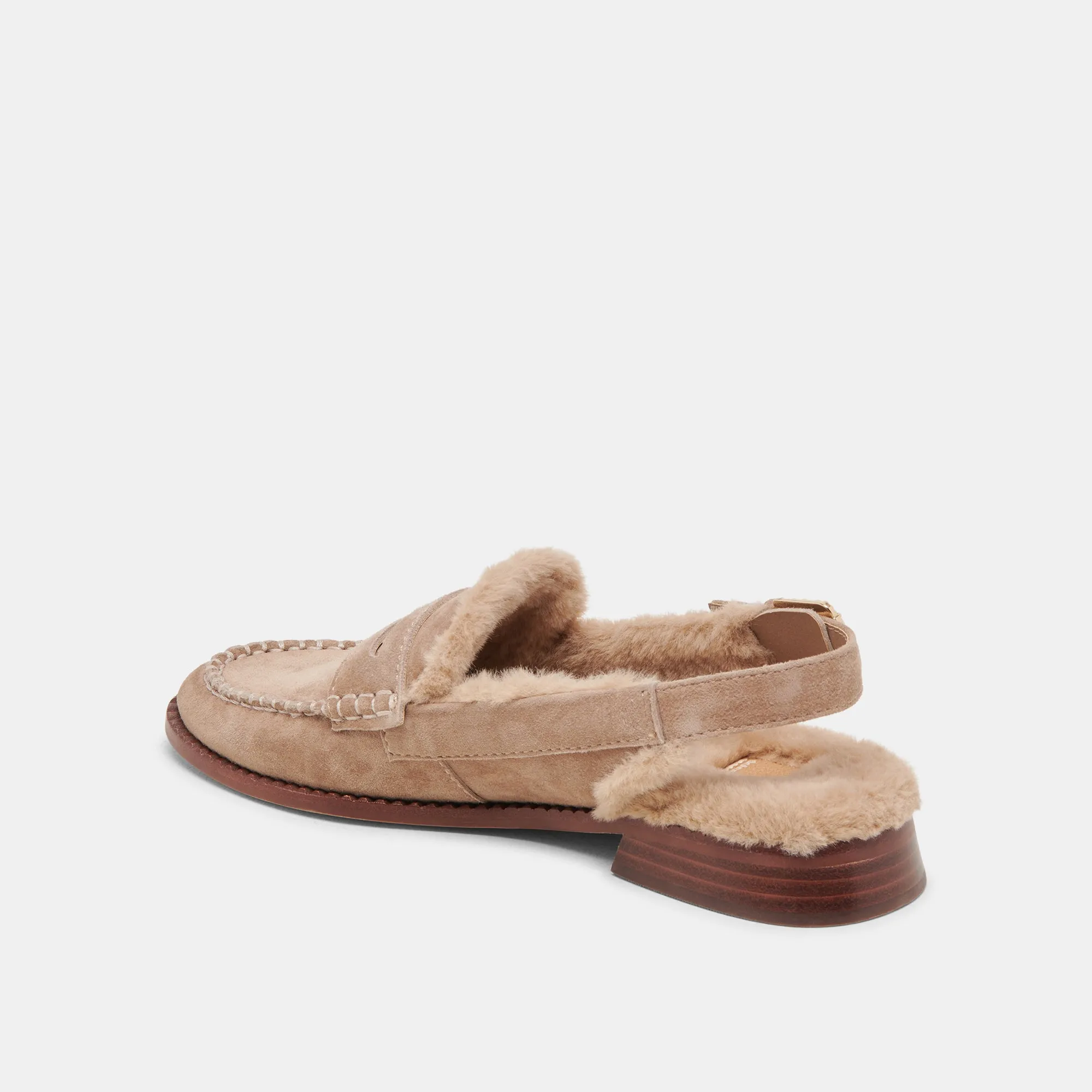 HARDI PLUSH LOAFERS MUSHROOM SUEDE