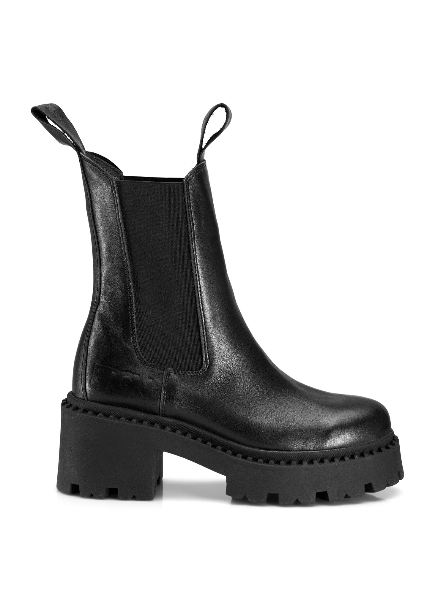 Heel Chelsea Boot - New Black