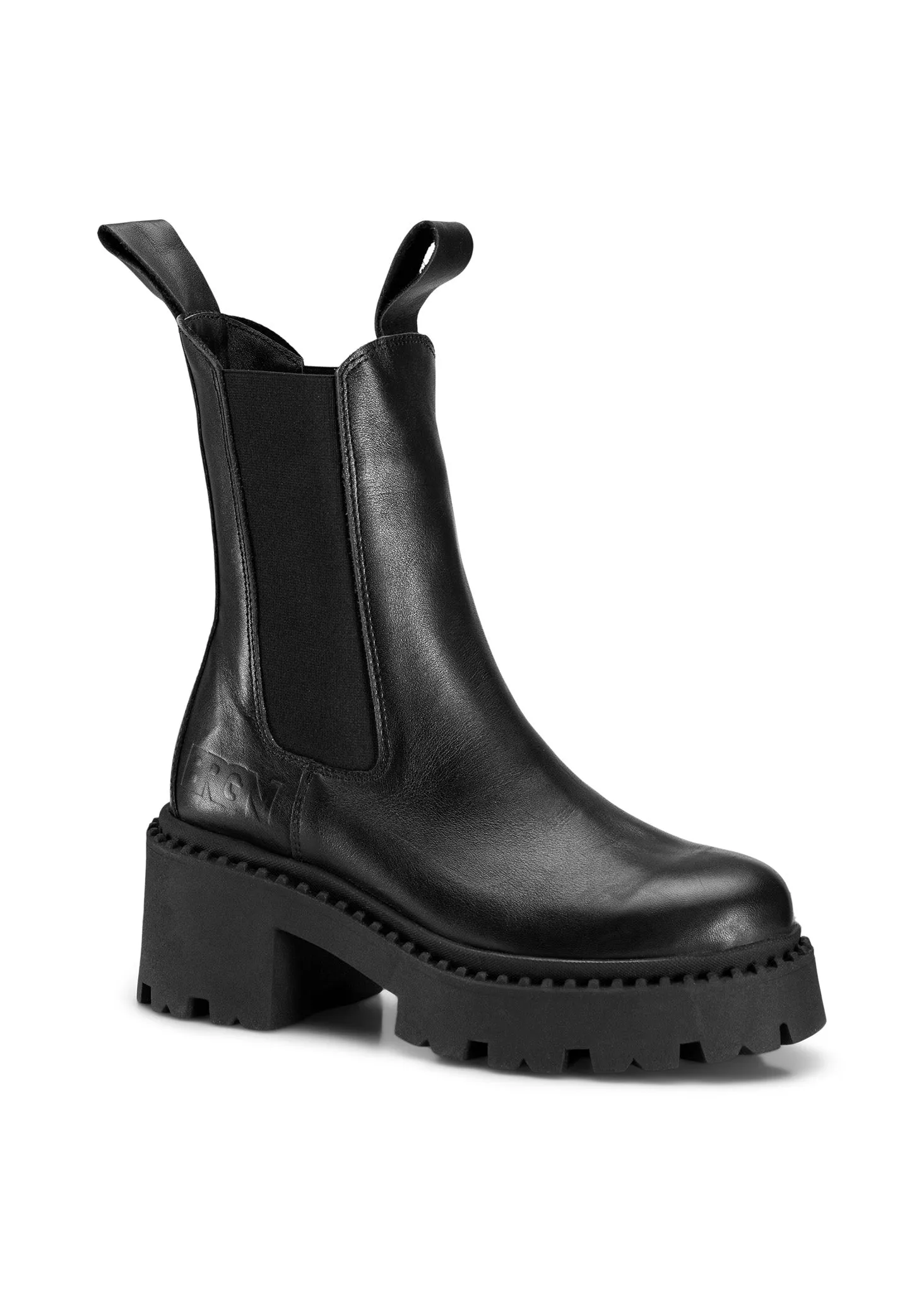 Heel Chelsea Boot - New Black