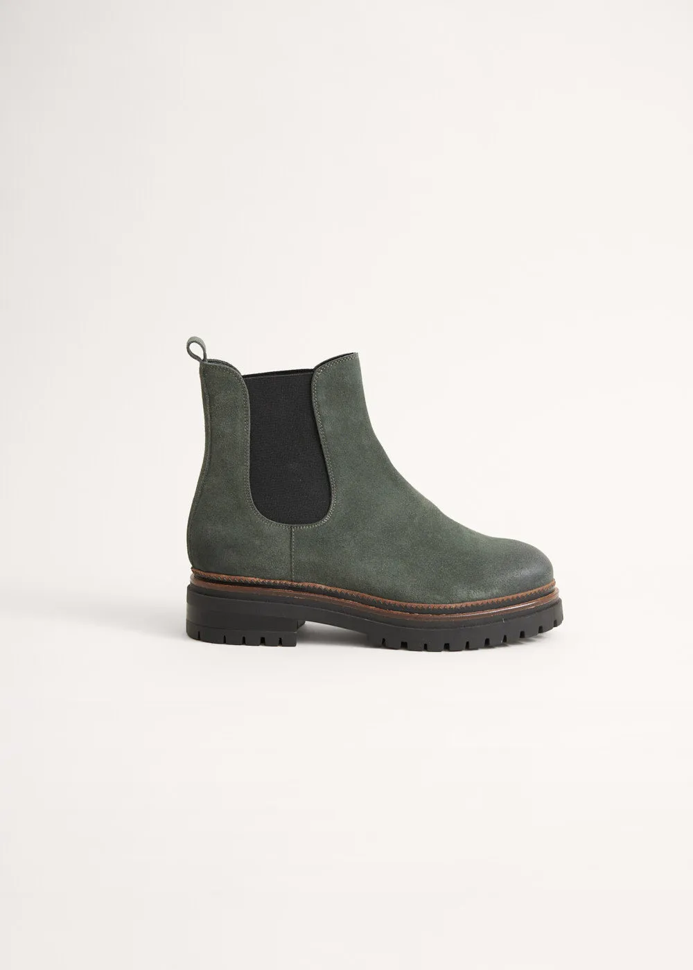 HERITAGE SHORT CHELSEA BOOT - GREEN