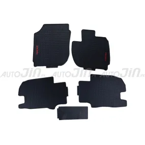 Honda Vezel Latex Imported Rubber Floor Mats Black 2013-20