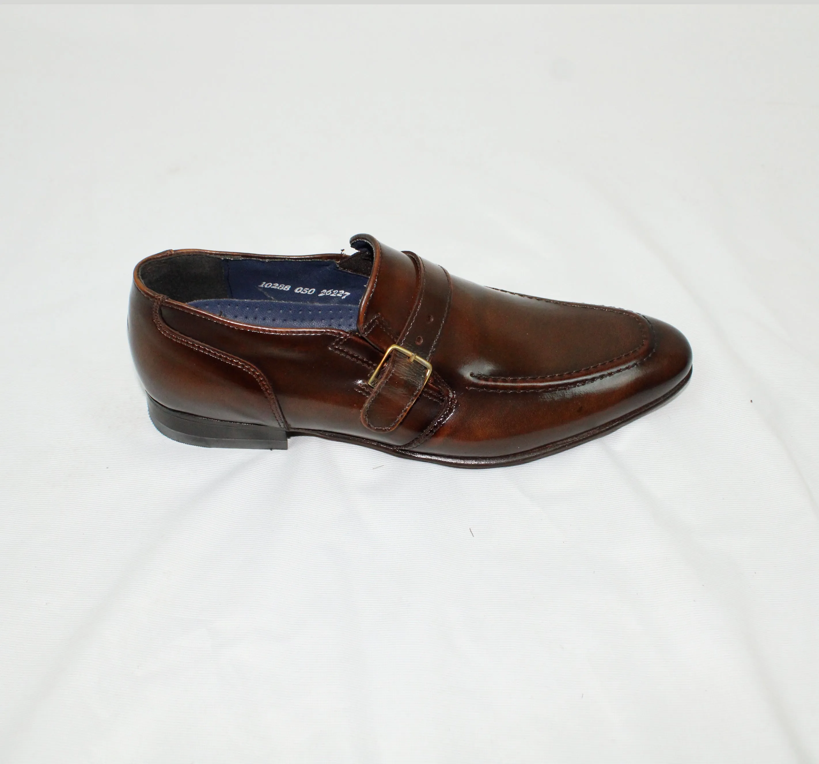 Johnston & Murphy Strap Mocassin Walnut Brown