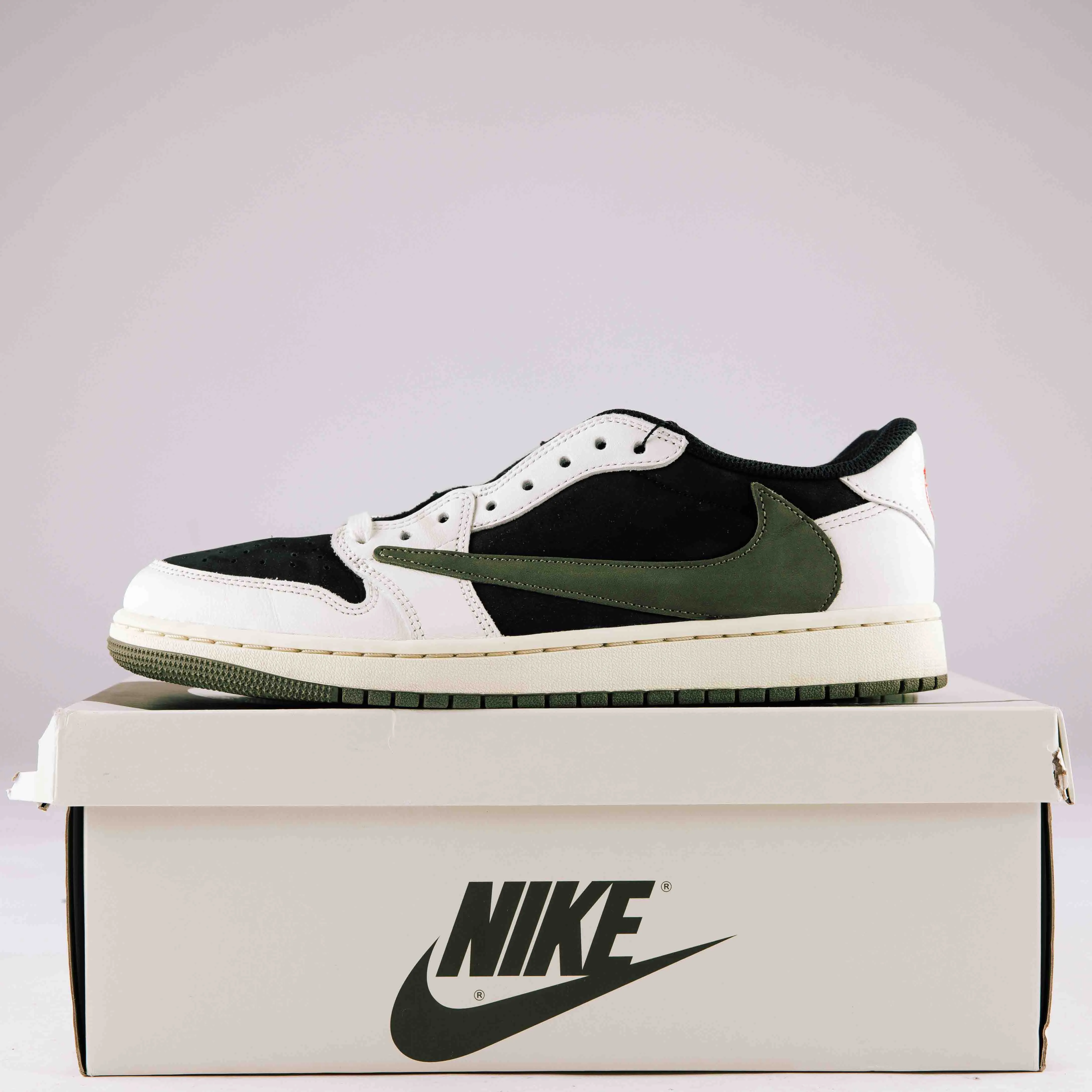 Jordan 1 Retro Low OG SP Travis Scott Olive (W) - Used - 0129