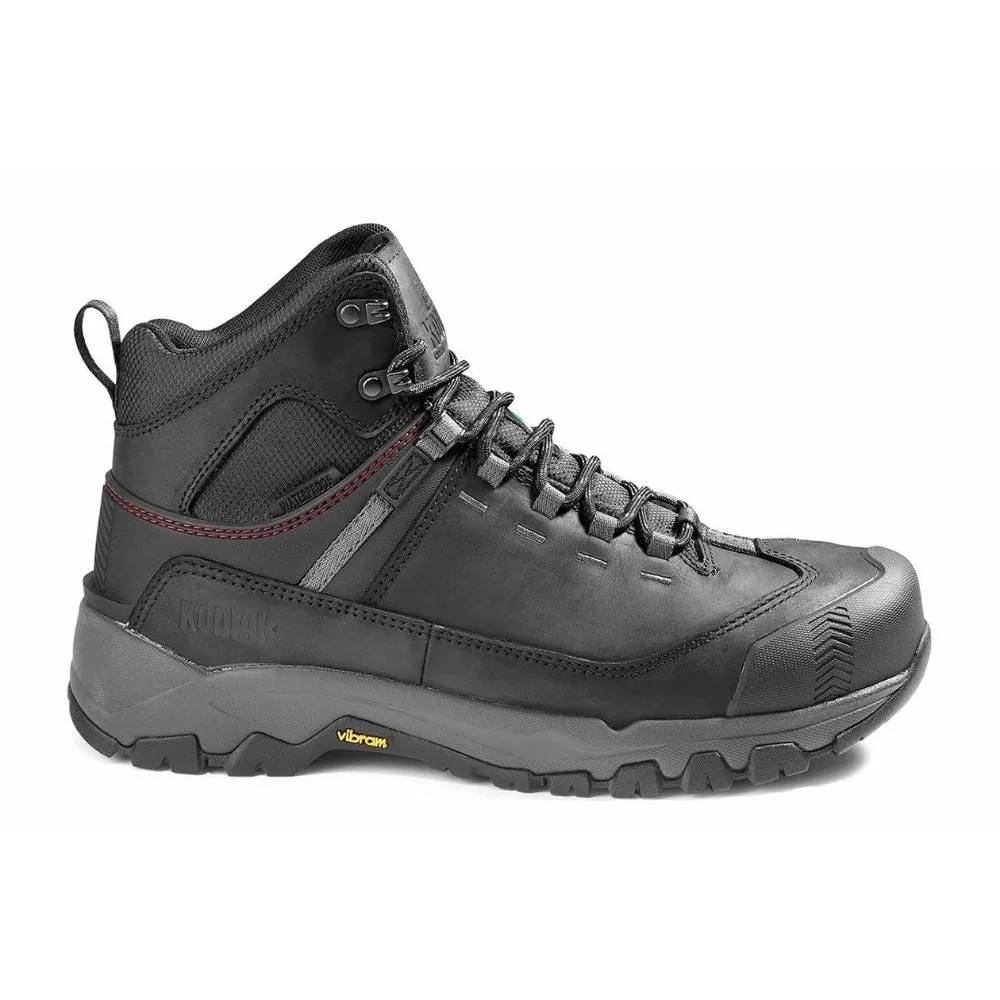 Kodiak Quest Bound Mid Men's 6 Inch Waterproof Composite Toe Work Boot KD0A4TELBLK - Black