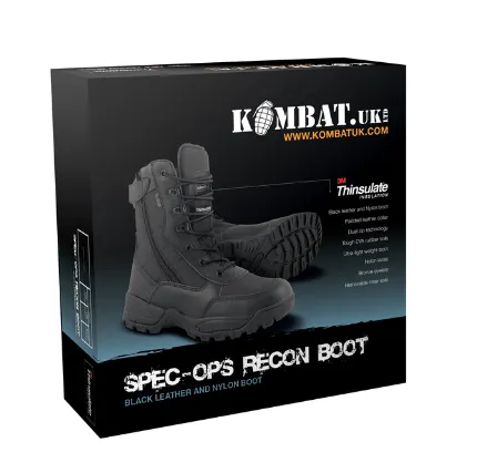 Kombat UK Spec-Ops Recon Side Zip Boots