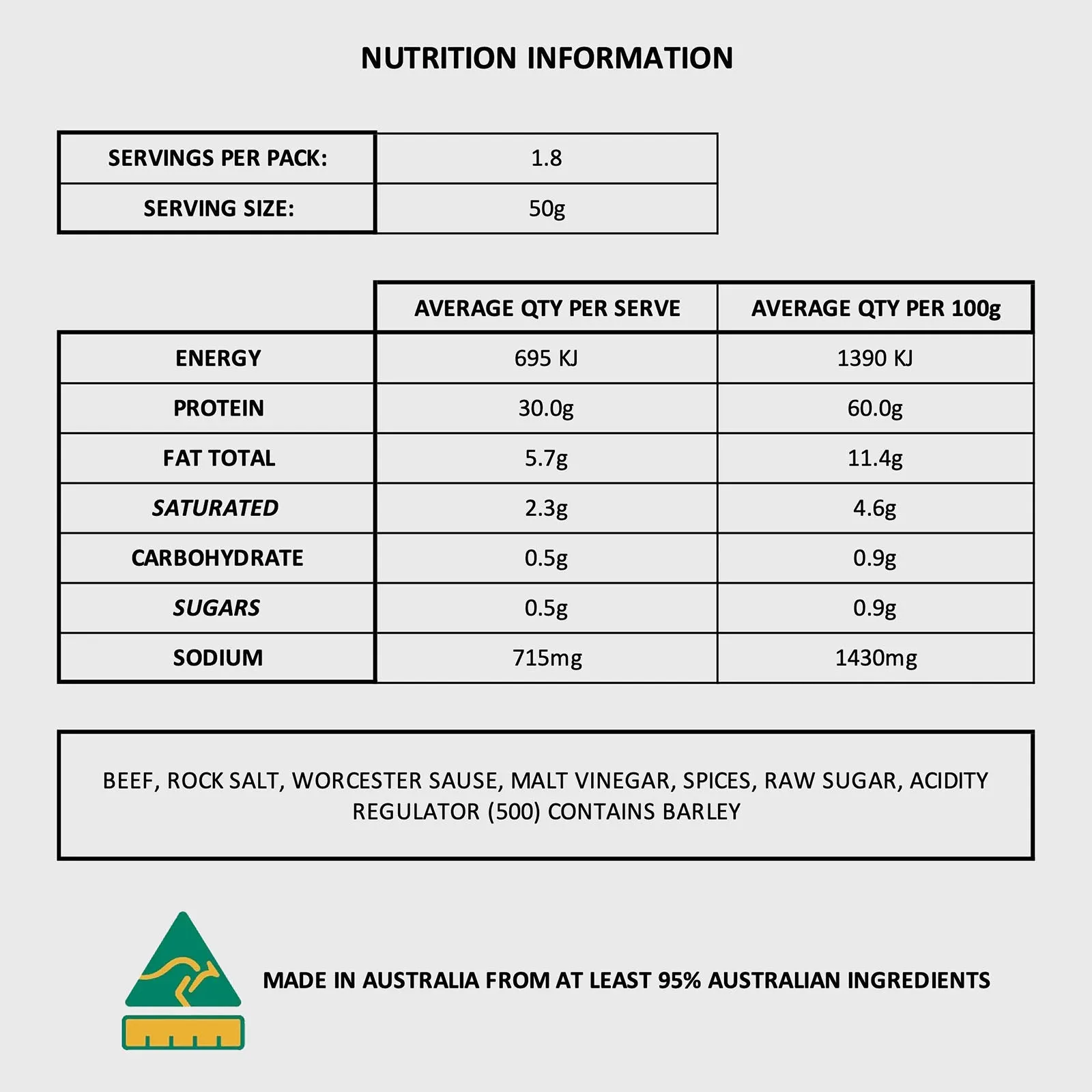 Lean - Sliced Chilli Biltong Tube 100g