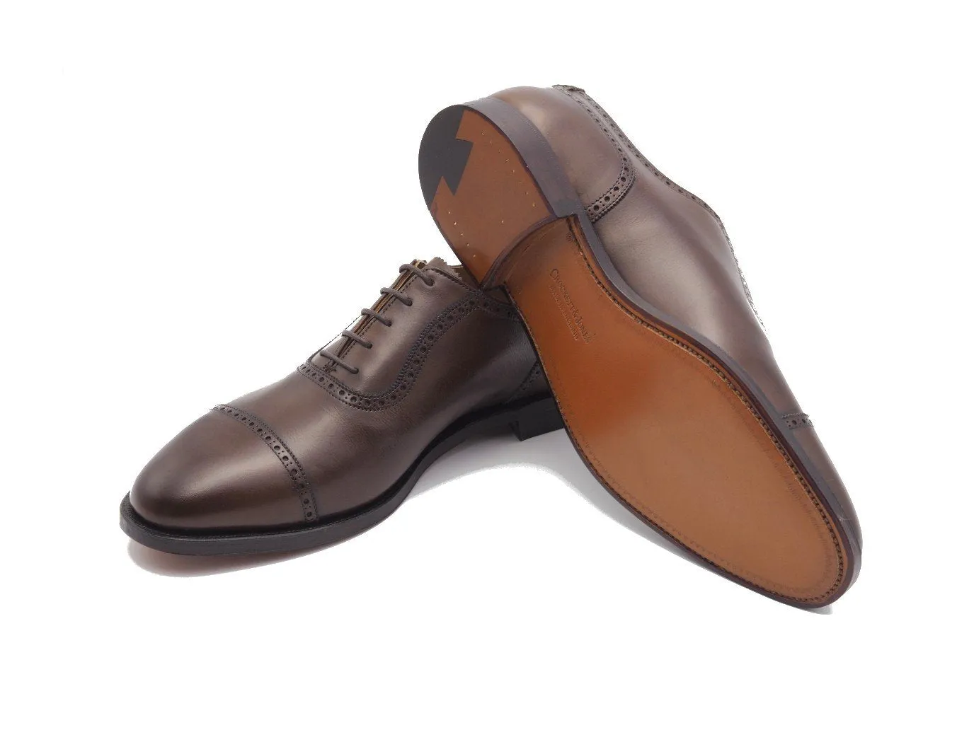 Macquarie 2 Dark Brown Burnished Calf