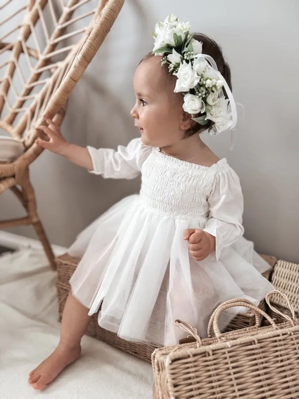 Maeve Baby Girls Shirred Dress