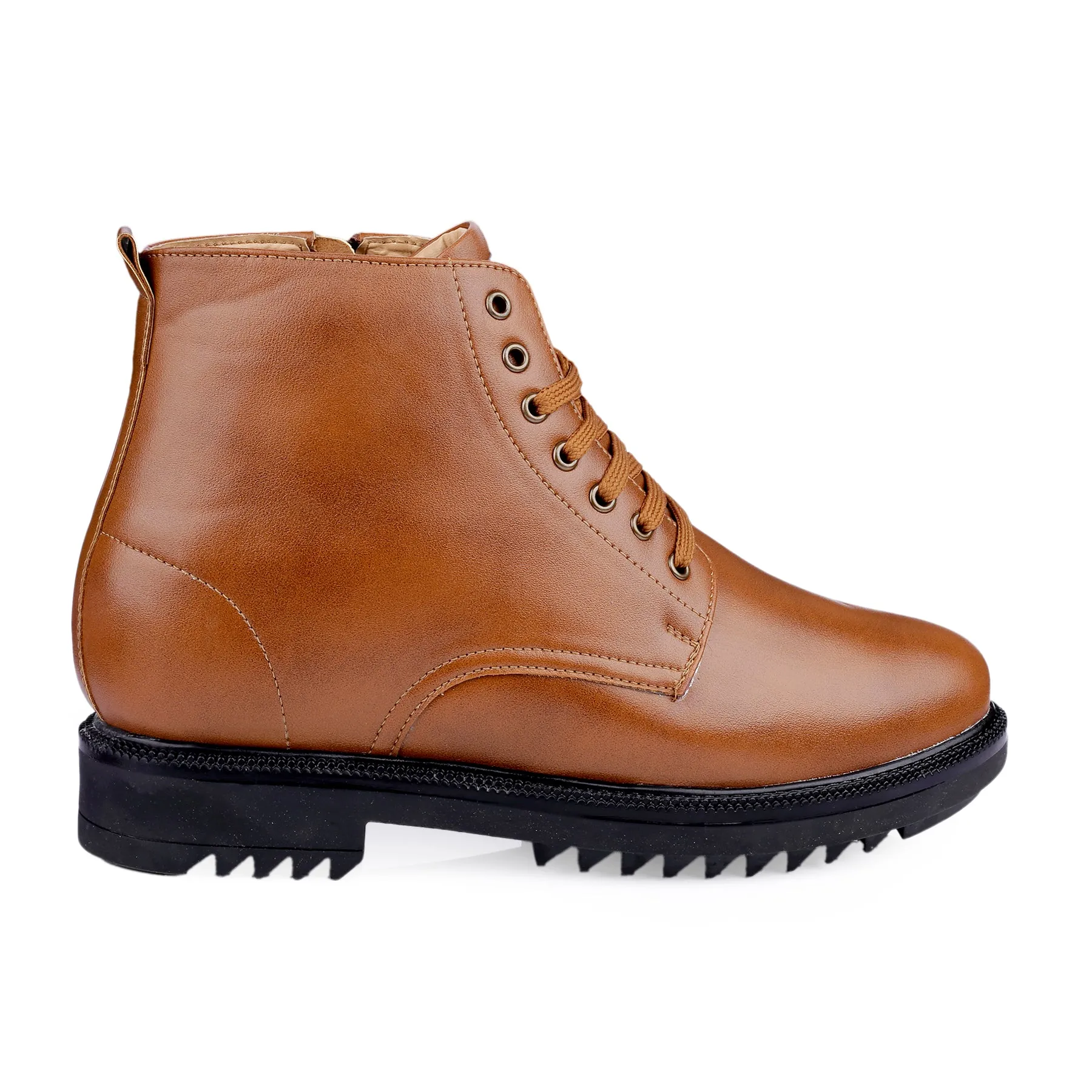 Men's 4 Inch Hidden Height Increasing Elevator Boots