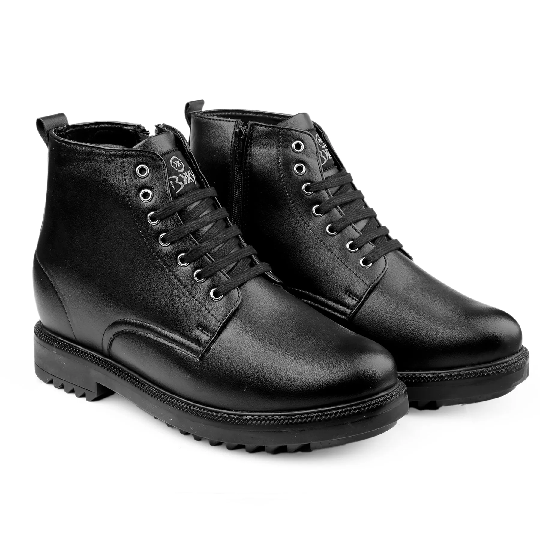 Men's 4 Inch Hidden Height Increasing Elevator Boots