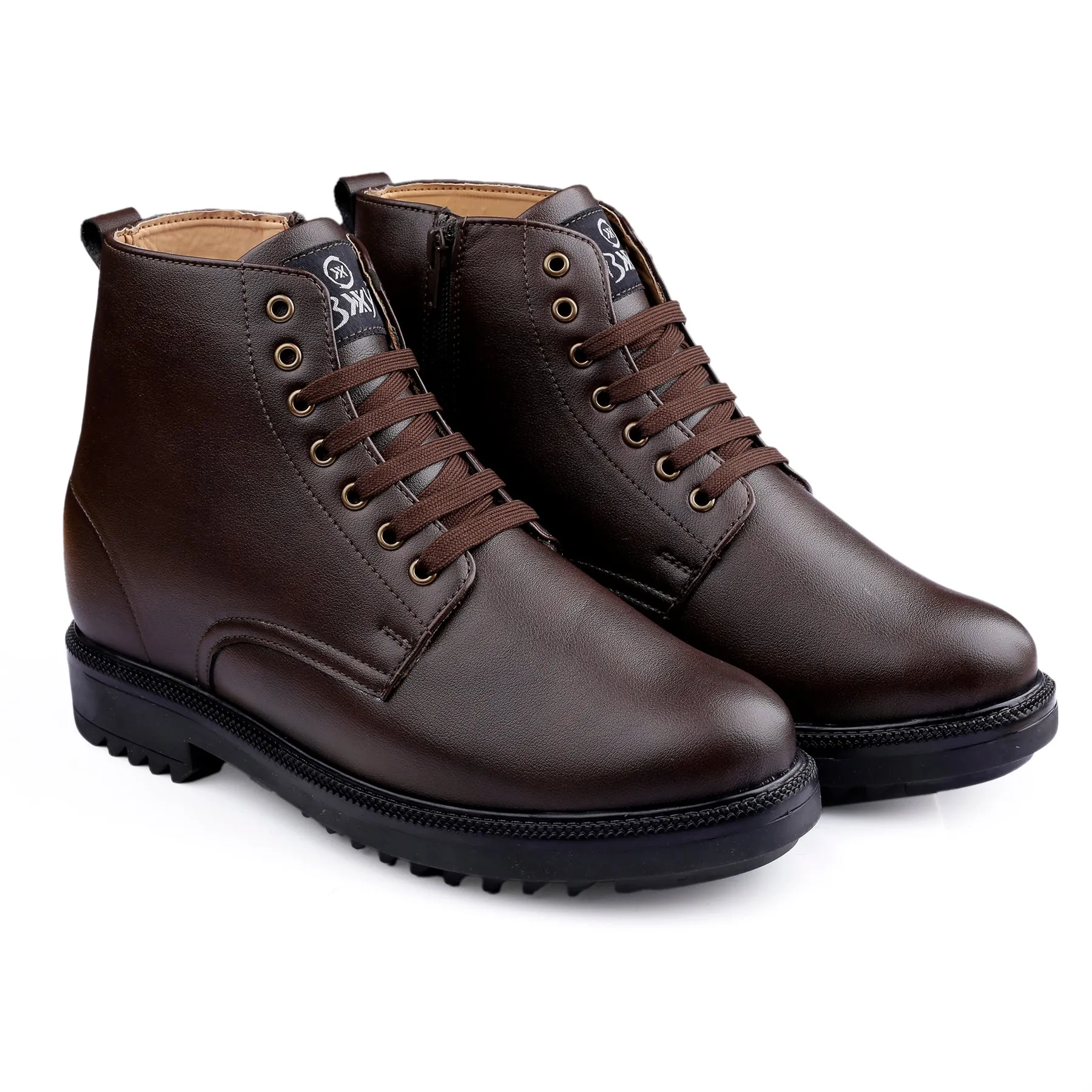 Men's 4 Inch Hidden Height Increasing Elevator Boots