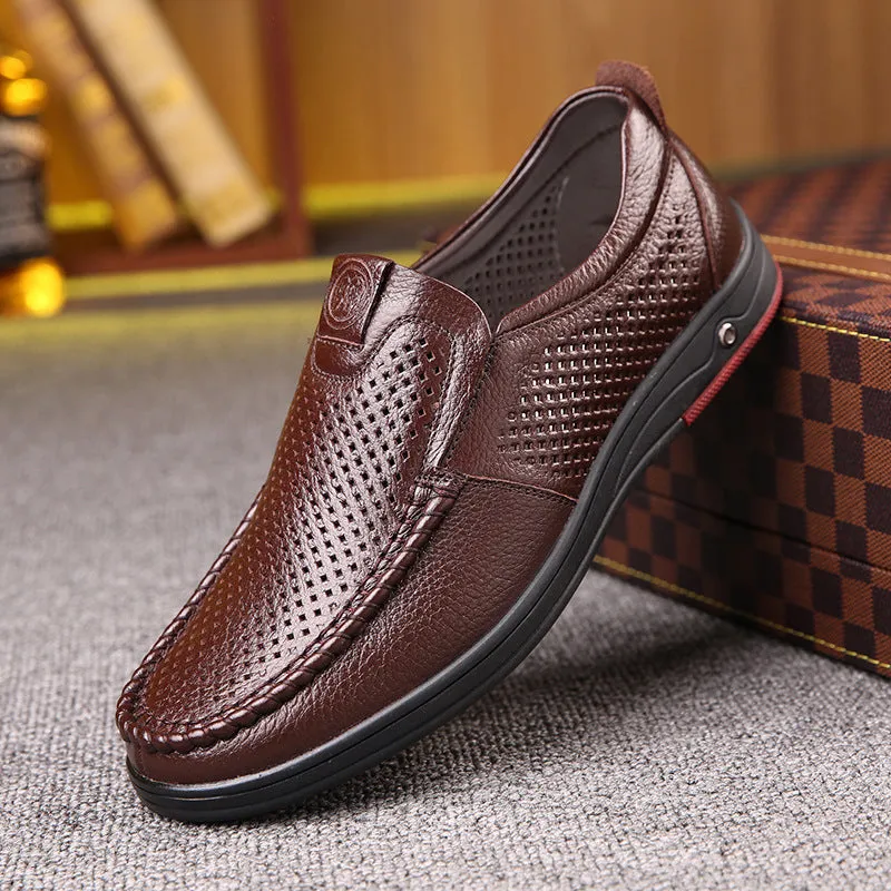 Men's Casual Leather Driving Style Loafer