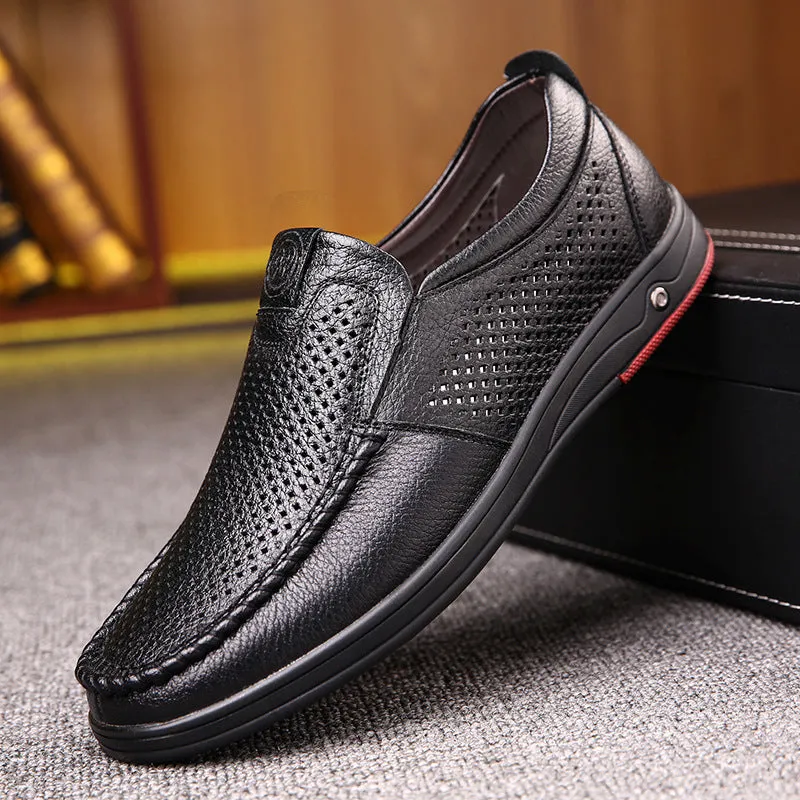 Men's Casual Leather Driving Style Loafer