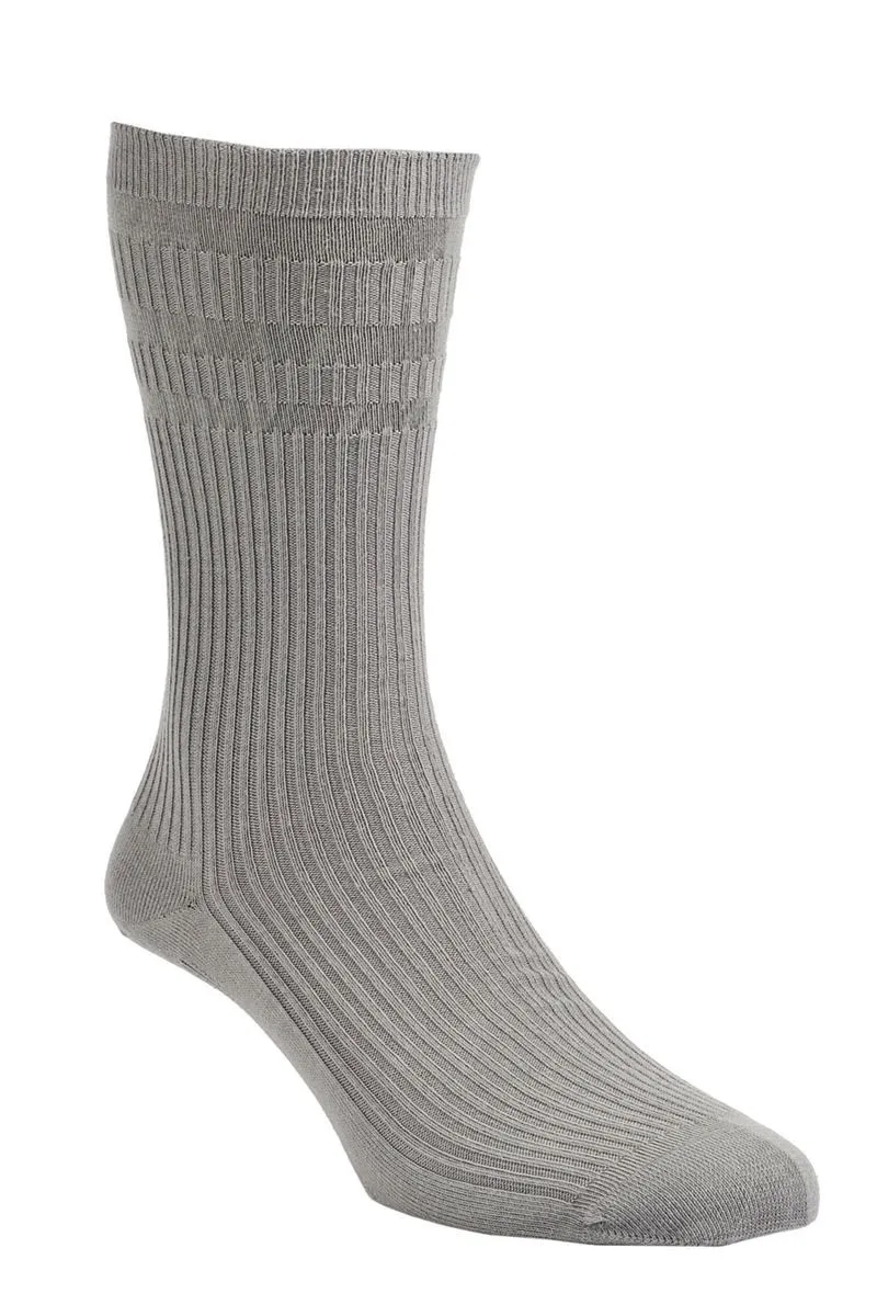 Mens Extra Wide Fit HJ Hall HJ91H Softop Cotton Socks