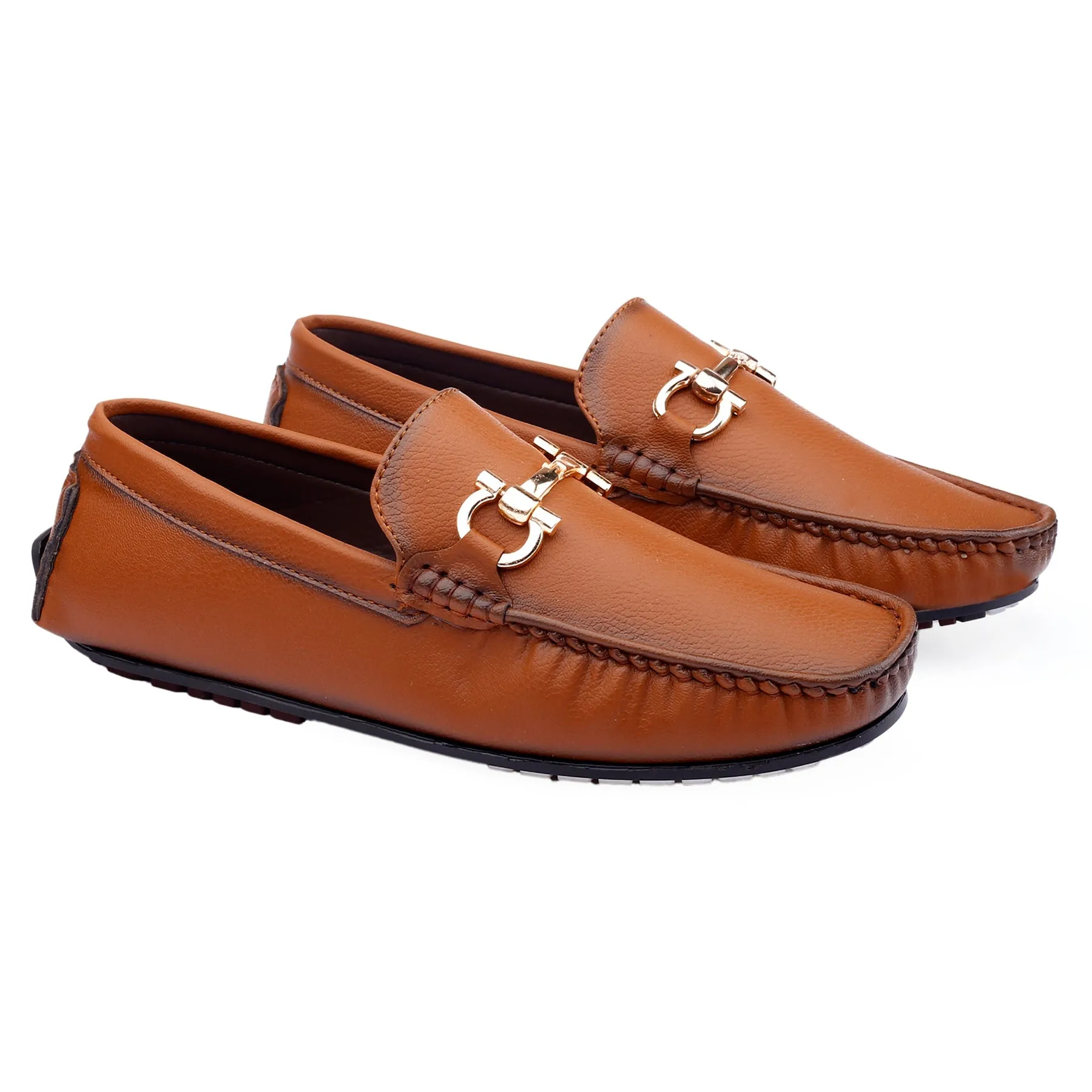 Men's Faux Leather Slip-on Loafers