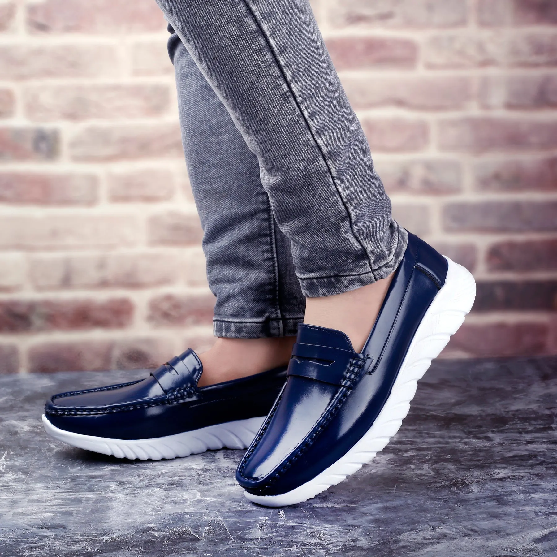 Men's High-end Fashionable Casual Slip-On Loafers Shoes