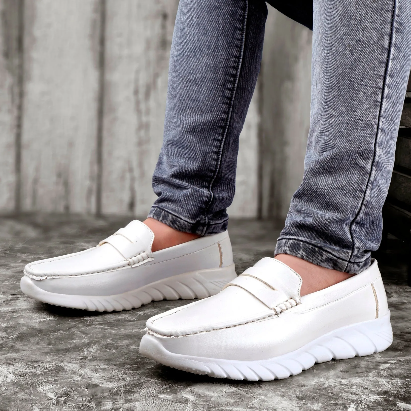 Men's High-end Fashionable Casual Slip-On Loafers Shoes