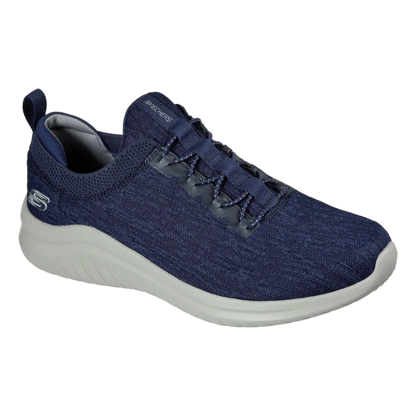 Men's Wide Fit Skechers 232206 Ultra Flex 2.0 Cryptic Trainers - Navy