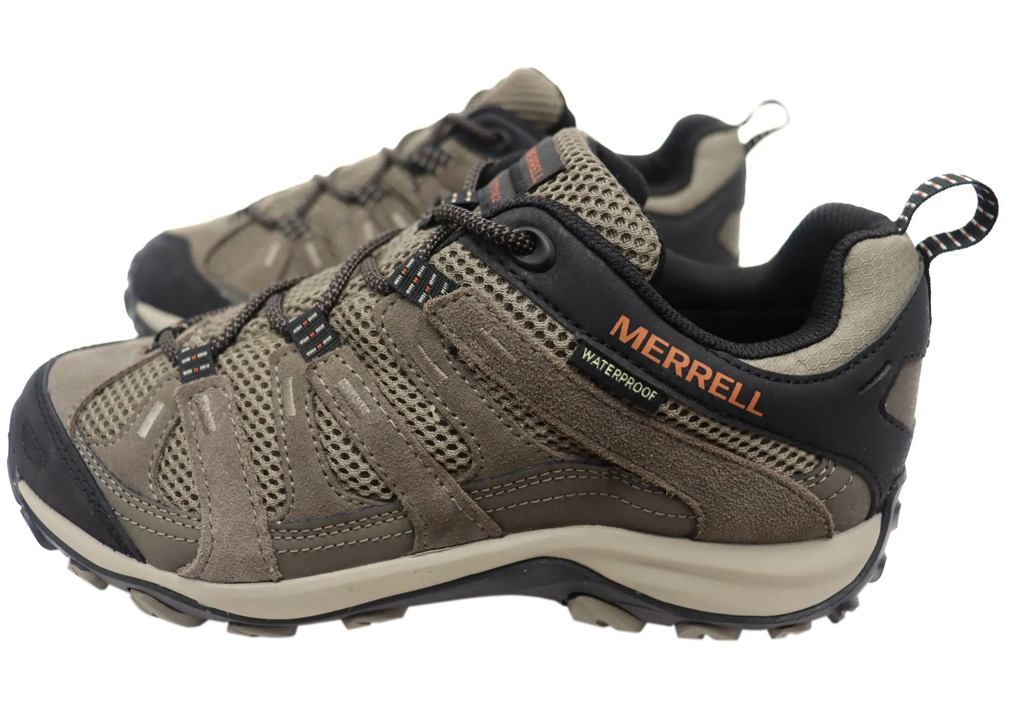 Merrell Mens Alverstone 2 Waterproof Wide Fit Leather Hiking Shoes