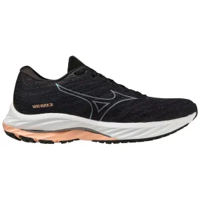 Mizuno Wave Rider 26 Wide (Womens) - OGray/Quicksilver/Salmon