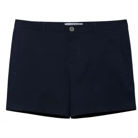 Navy Solid Stretch Holler Shorts