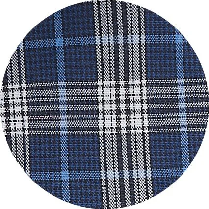 Navy White Blue Check Classic Fit Casual Shirt