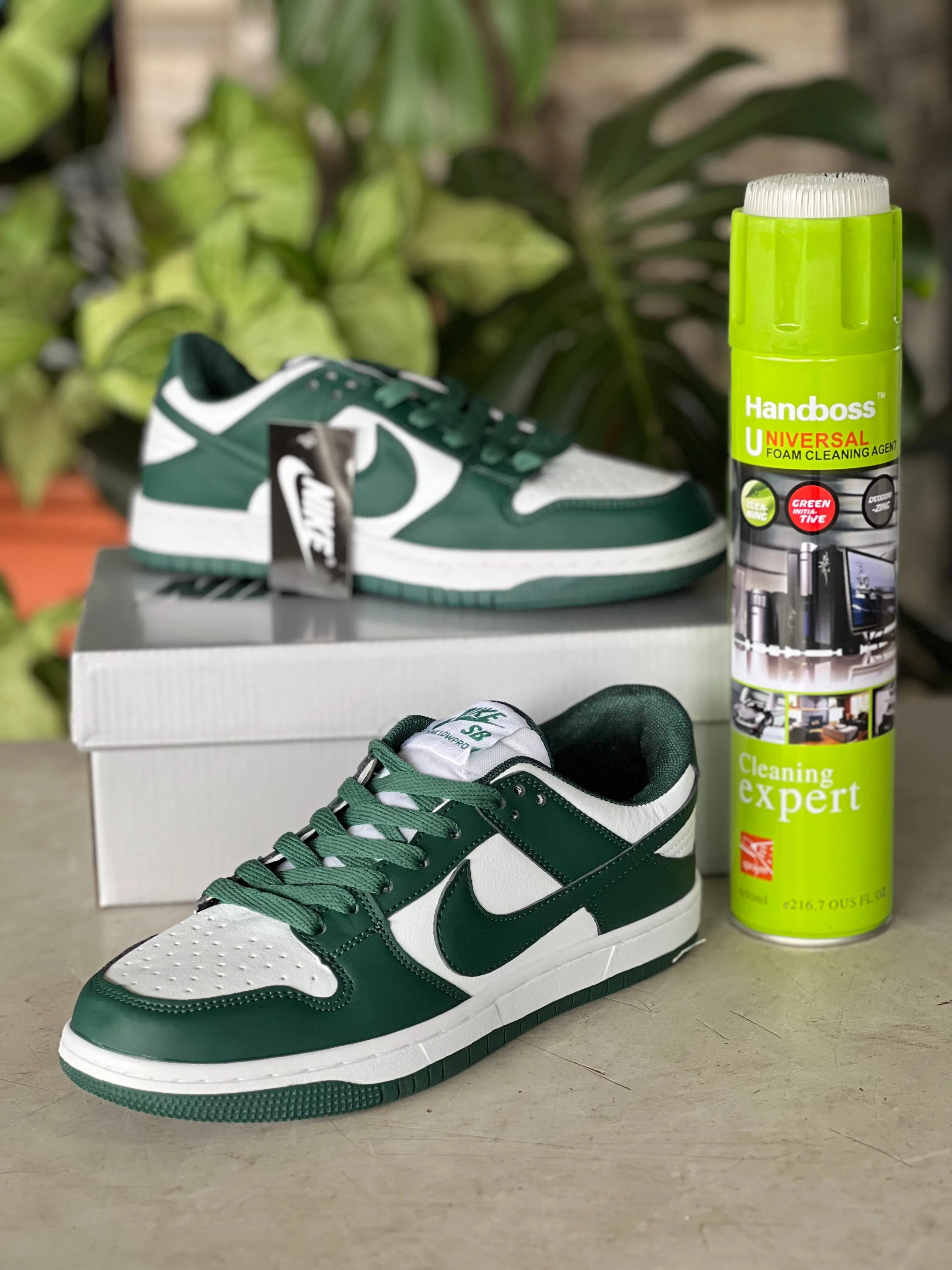 Nike SB dunk sneakers - Green/White