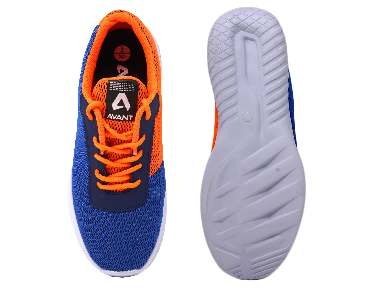 Nitro Running and Gym Shoes - Navy Blue/Orange