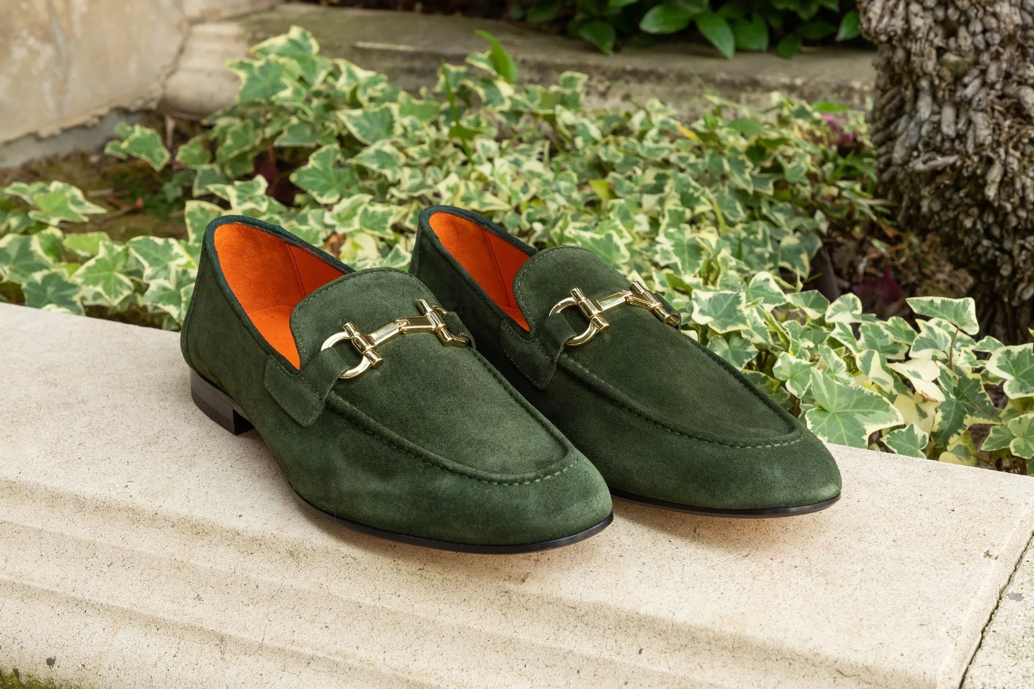 Pelle Suede Loafer Green