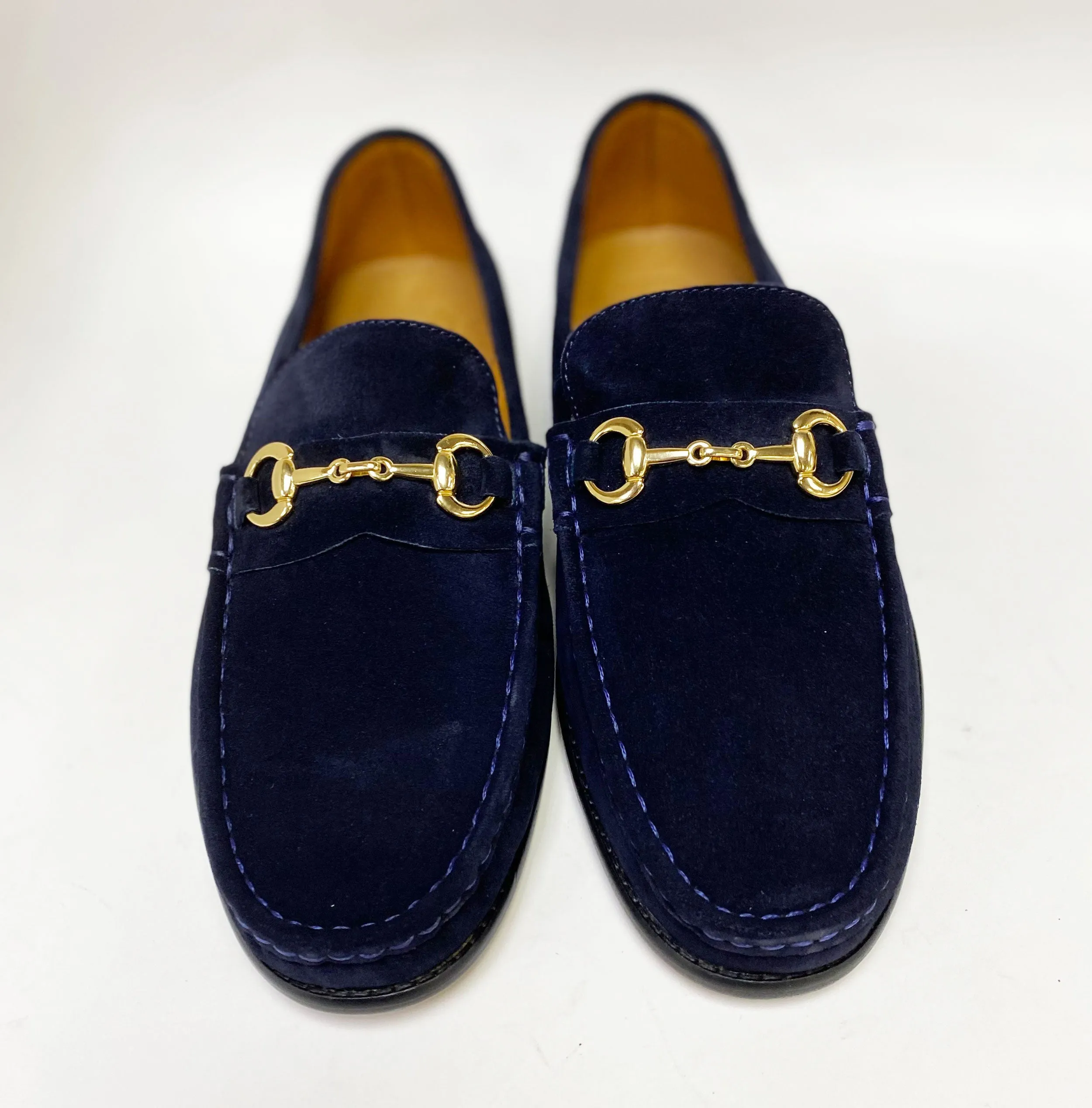 Pelle Suede Loafer Navy