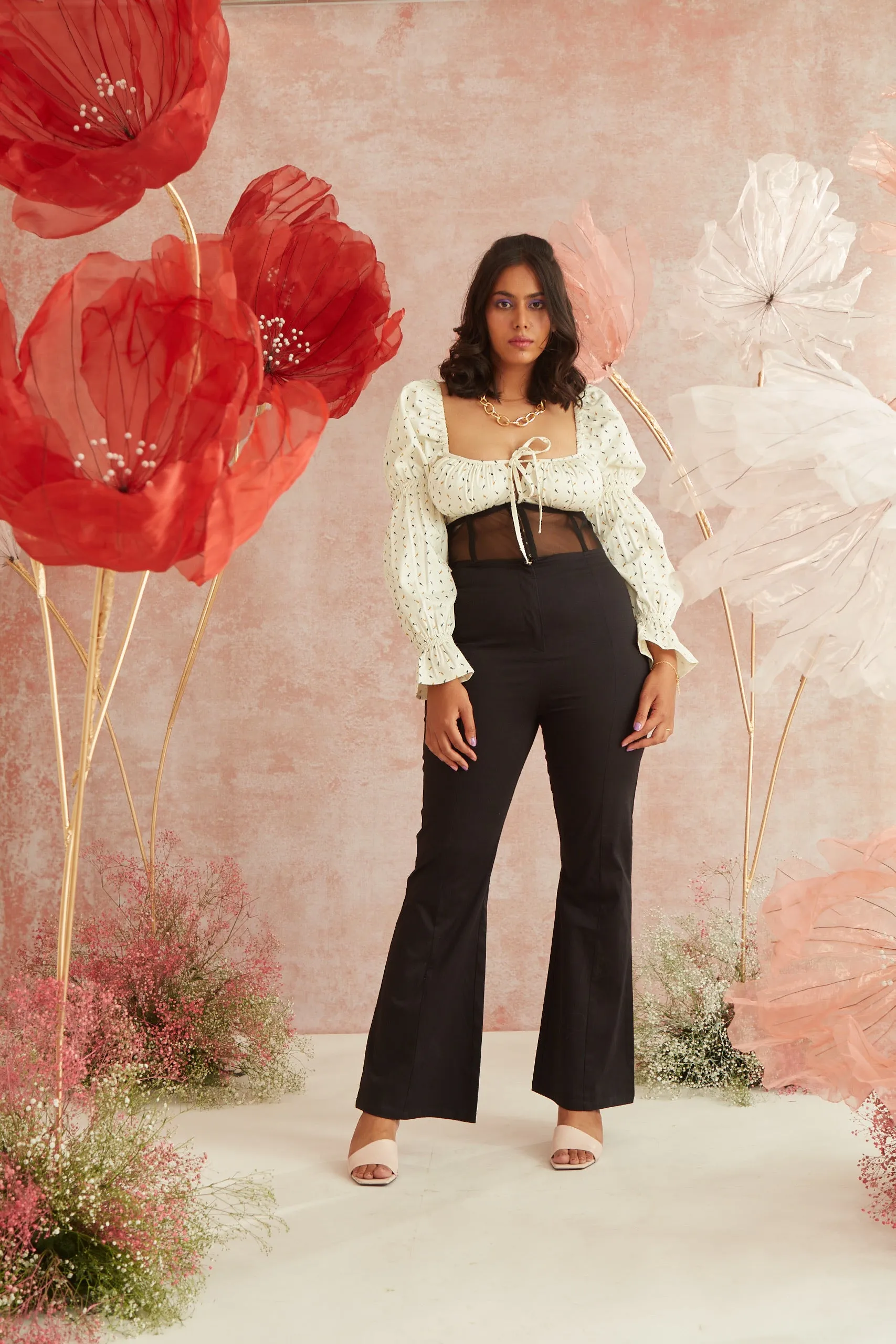 Percy High-Waist Corset Pants