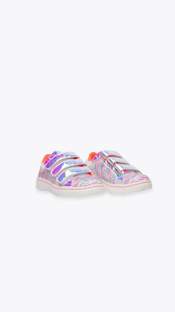 Reversible Sequin Sneakers with Velcro