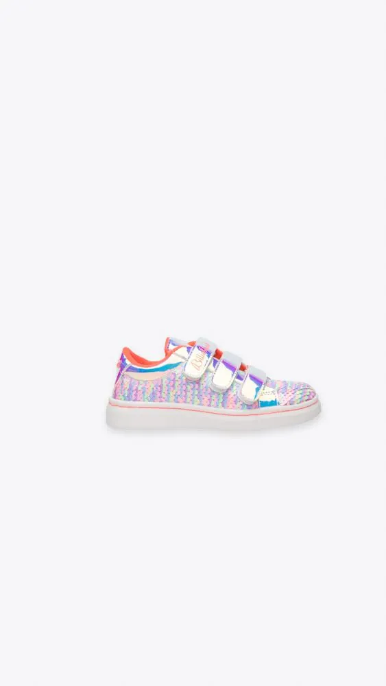 Reversible Sequin Sneakers with Velcro