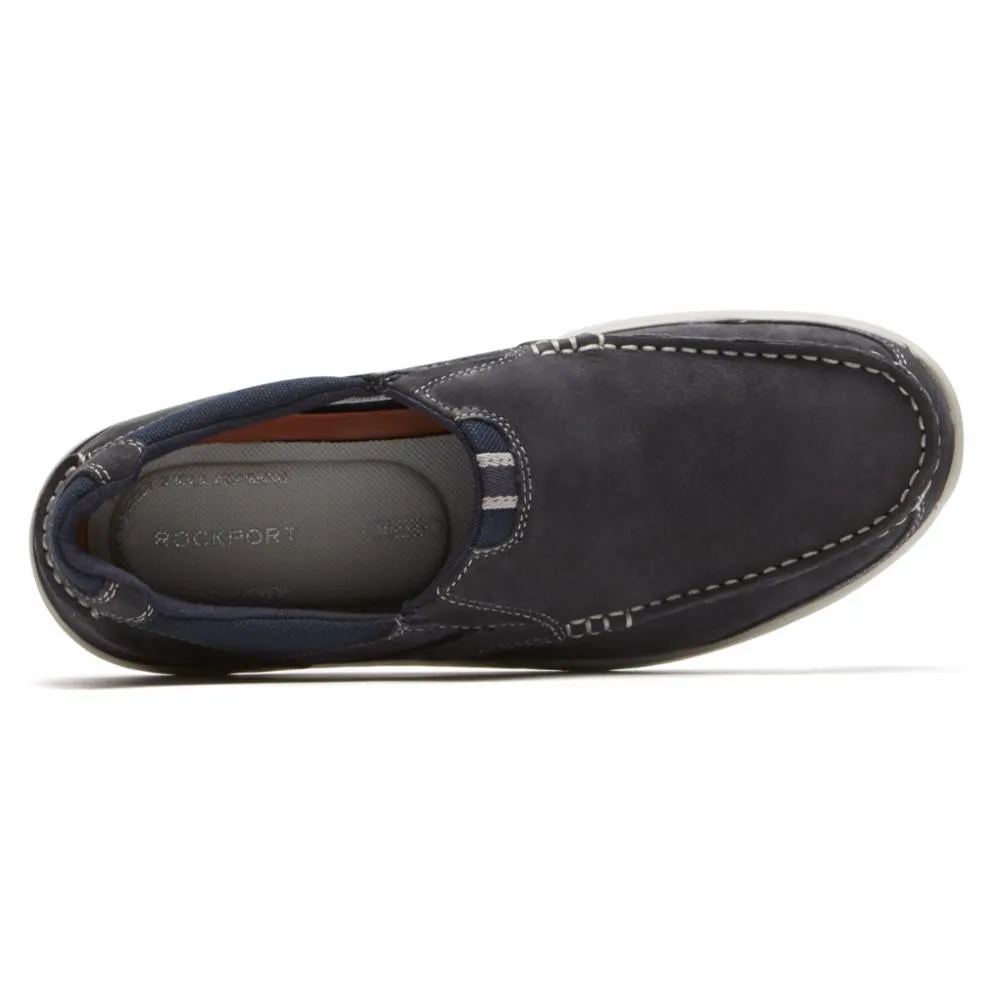 Rockport Men LANGDON SLIP ON STEEL BLUE