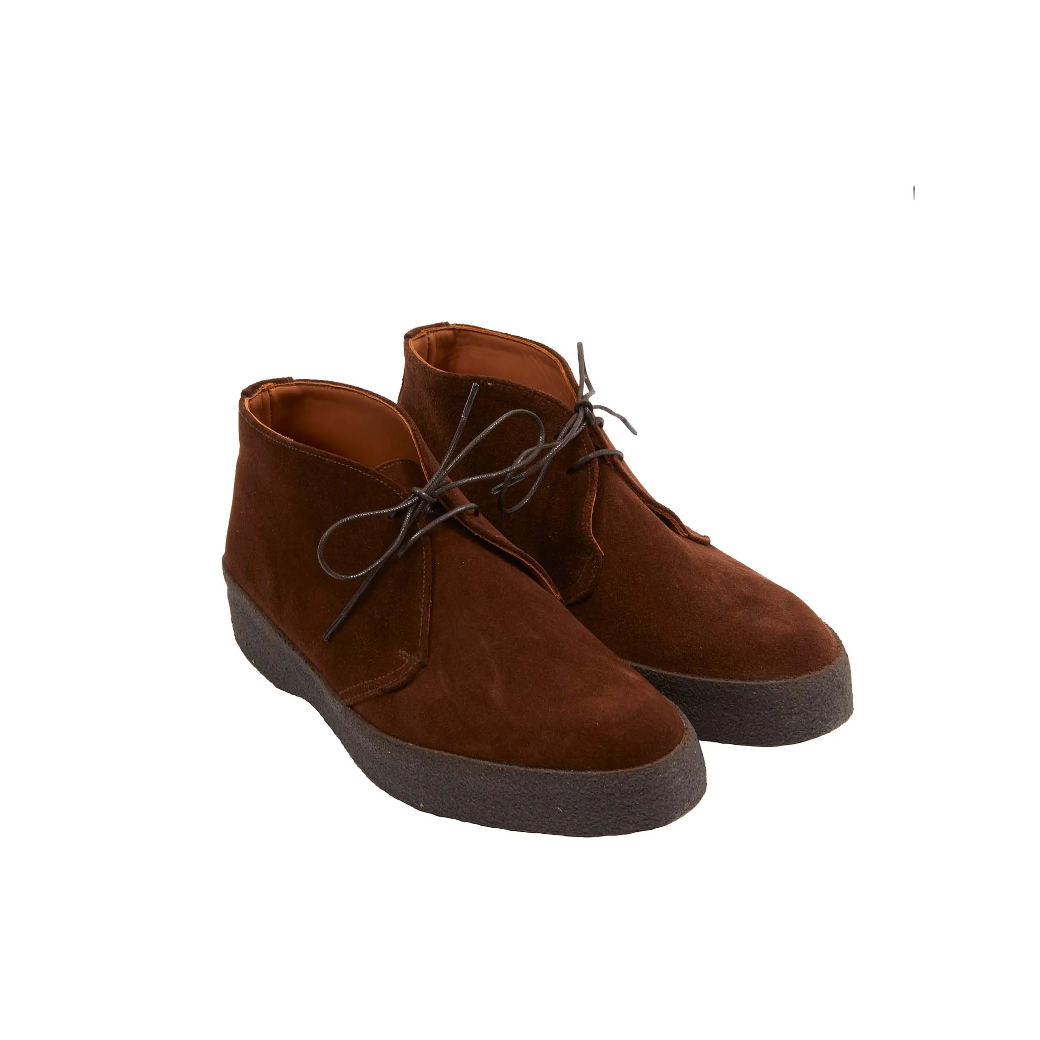 Sanders Hi-Top Suede Chukka Boot in Polo Snuff