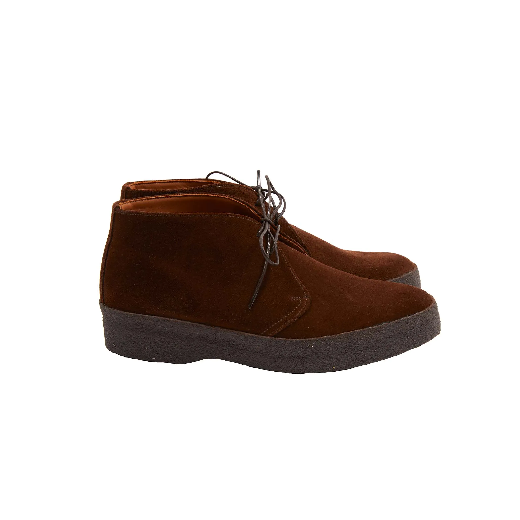 Sanders Hi-Top Suede Chukka Boot in Polo Snuff