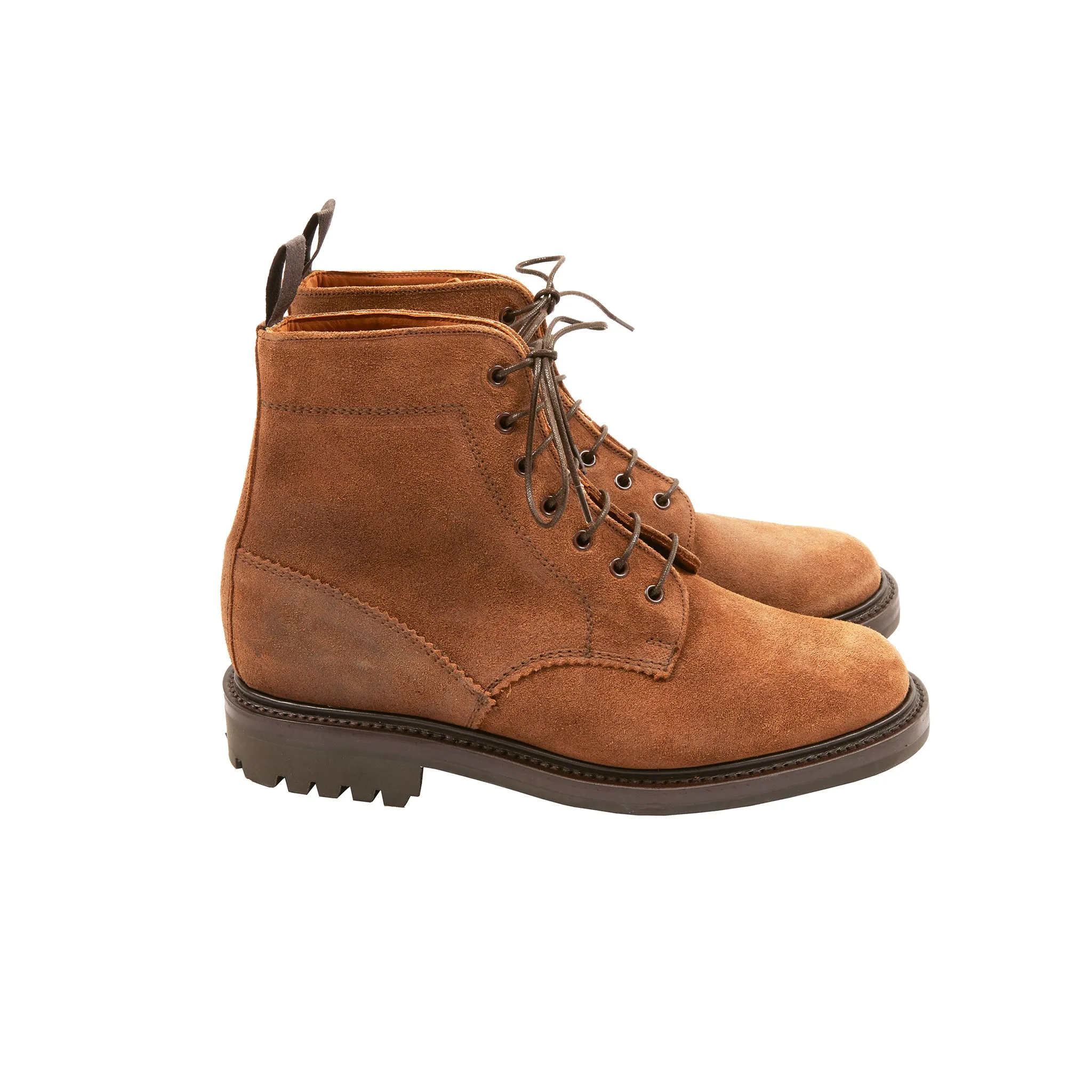 Sanders Kelso Waxy Suede Boot in Snuff