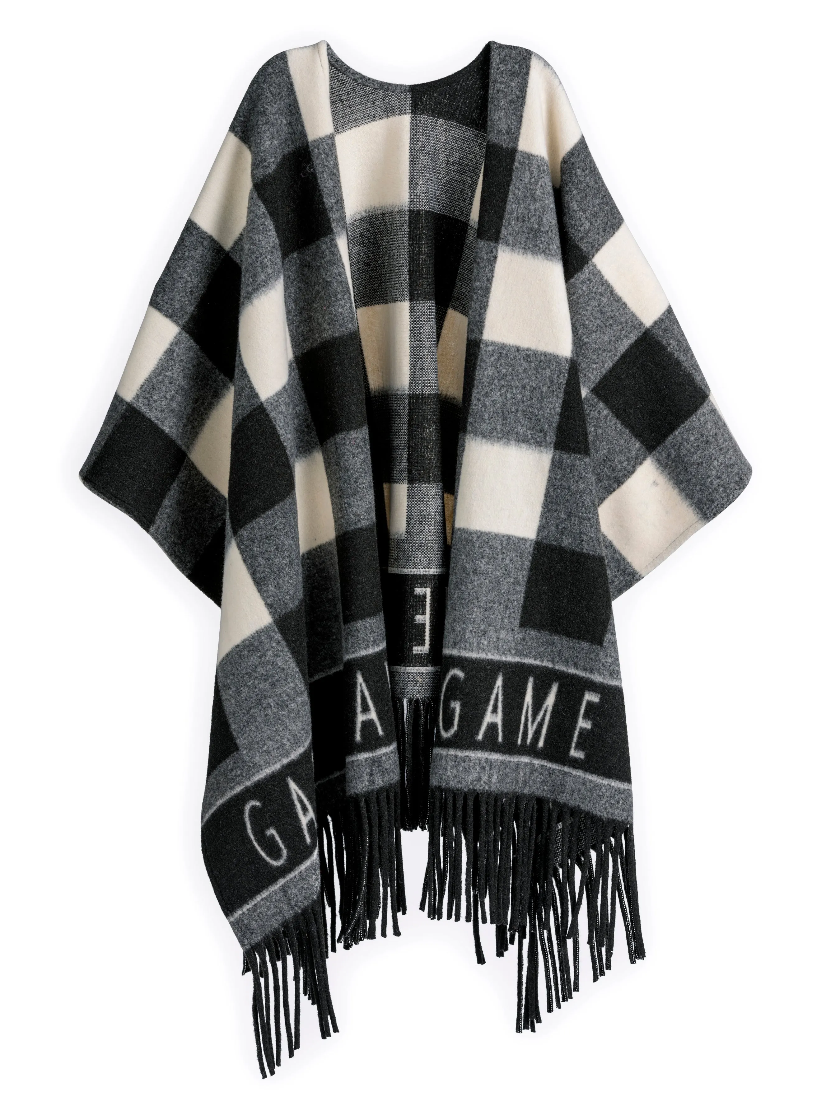 Shiraleah Callie "Game Day" Cape, Black