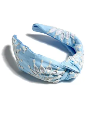 Shiraleah Chifley Knotted Headband, Sky - FINAL SALE ONLY