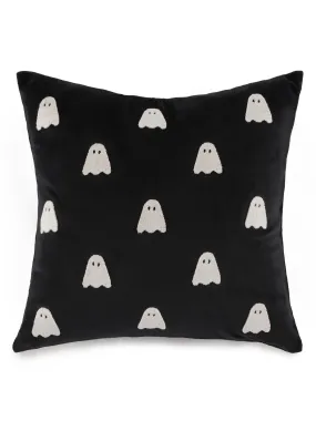 Shiraleah Ghosts Pillow, Black