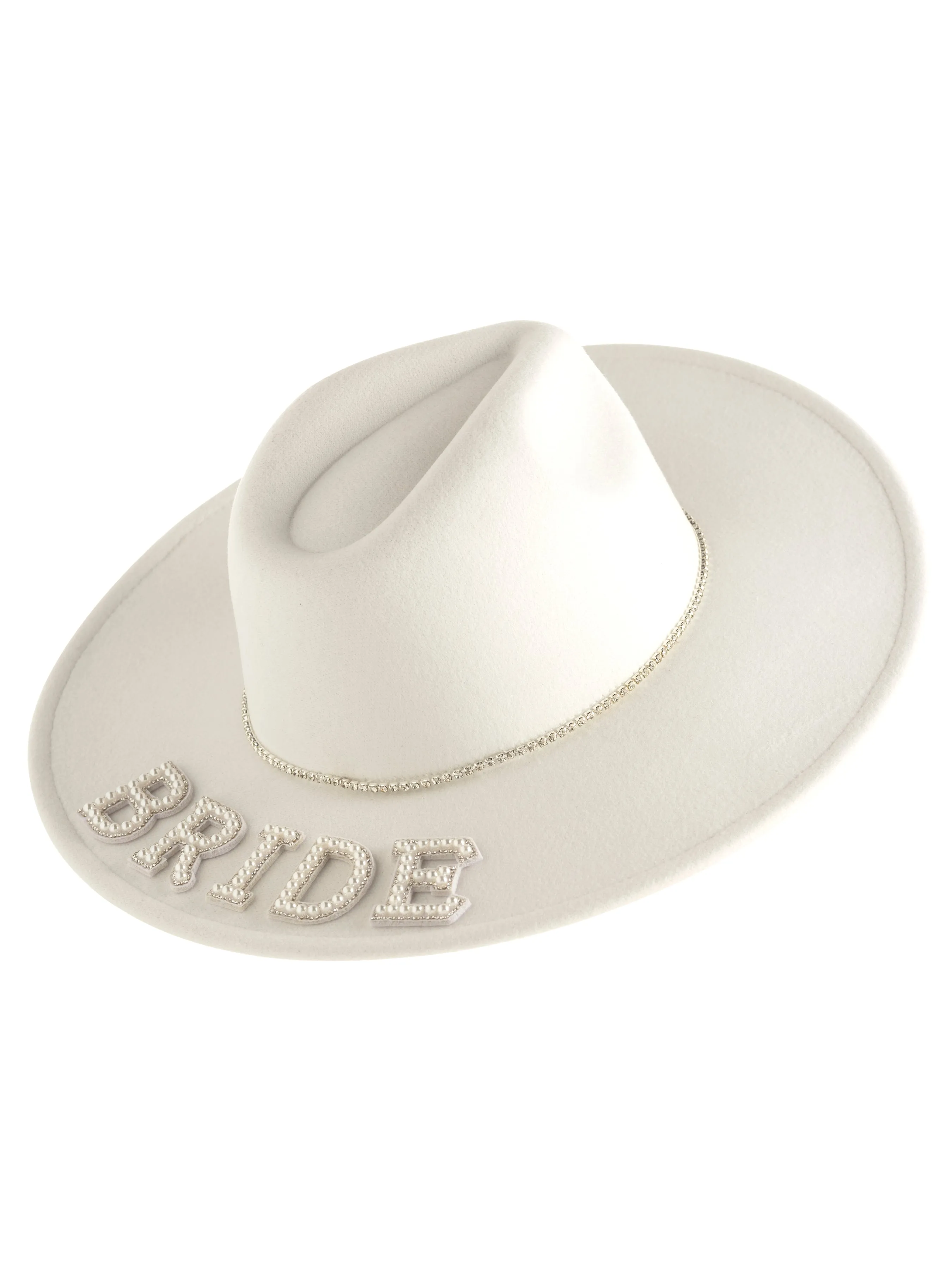 Shiraleah "Bride" Brimmed Hat, Ivory